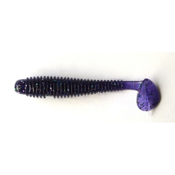 Рыбацкая приманка силиконовая, Taipan Slim View Fat, 2,8 дюйма, 8шт/уп, цвет №04 Violet